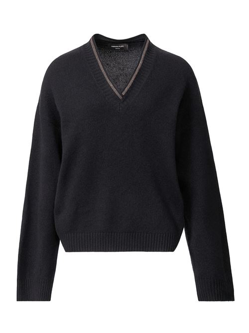 platinum v-neck FABIANA FILIPPI | MAD225F467L5175146